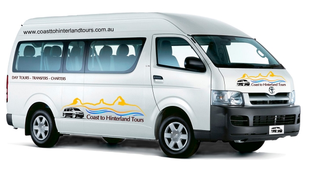 Sunshine Coast Tour Vehicle. Coast to Hinterland Tours